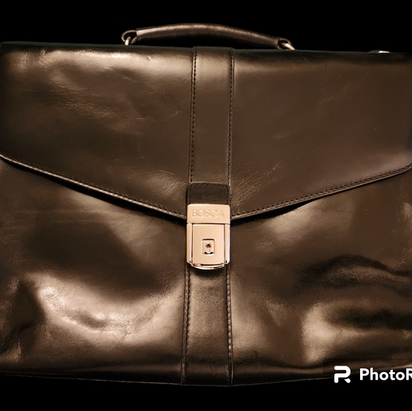 NWT BOSCA Breifcase Black - Picture 2 of 16